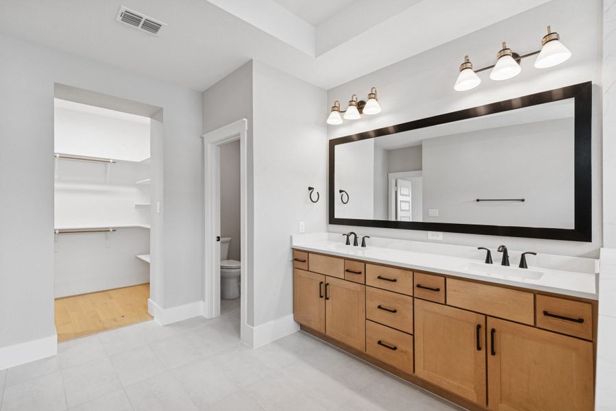 Furnished interior view inside a new home in Easthaven at Bridgeland Central - Horizon Collection, Cypress (Image 10).