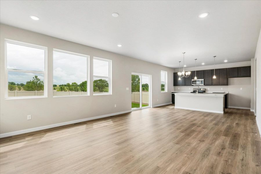 Spacious, unfurnished interior of a new home in Aspen Ranch, Fountain (Image 10). Spacious, unfurnished interior of a new home in Aspen Ranch, Fountain (Image 10).