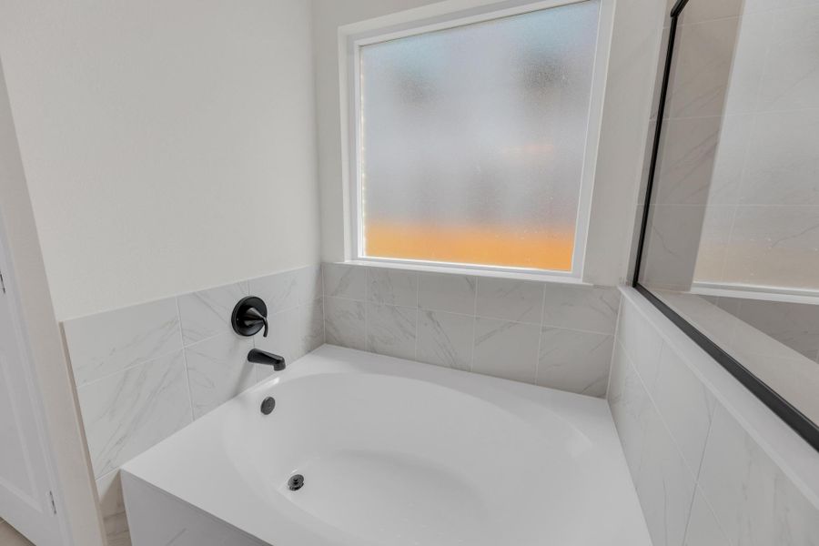 Furnished interior view inside a new home in Salerno - Classic Collection, Round Rock (Image 15). Furnished interior view inside a new home in Salerno - Classic Collection, Round Rock (Image 15).