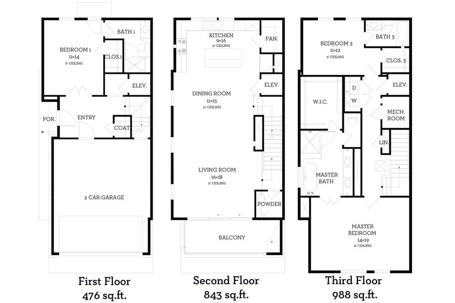 2D floor plan layout of this home in Sunridge, Austin, TX (Image 1). 2D floor plan layout of this home in Sunridge, Austin, TX (Image 1).
