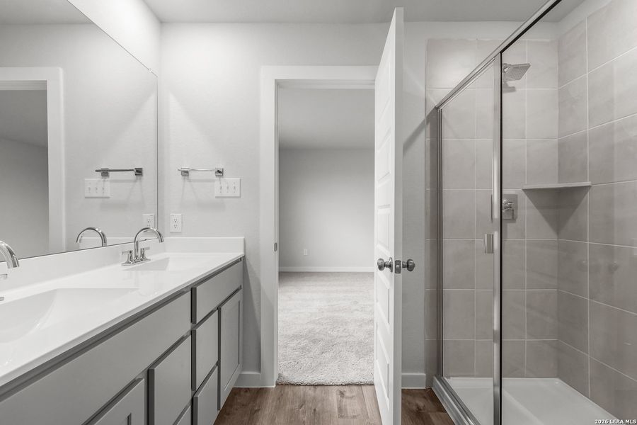 Furnished interior view inside a new home in Millican Grove, San Antonio (Image 11). Furnished interior view inside a new home in Millican Grove, San Antonio (Image 11).