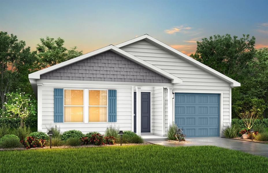 Front exterior of a new home in Colony Park, Eastland, TX, highlighting curb appeal (Image 20). Front exterior of a new home in Colony Park, Eastland, TX, highlighting curb appeal (Image 20).