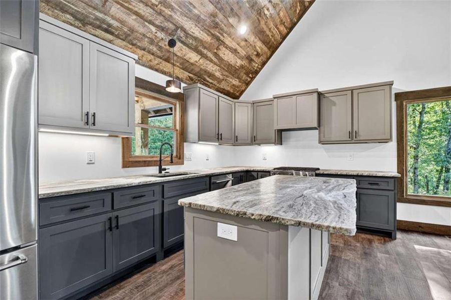 Furnished interior view inside a new home in , Blue Ridge (Image 12).