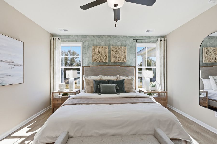 Representative furnished interior of a home built from the Rivercrest II by Great Southern Homes in Westwood Reserve, Conway (Image 35).