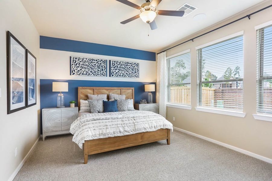 Furnished interior view inside a new home in Brookewater, Rosenberg (Image 18).