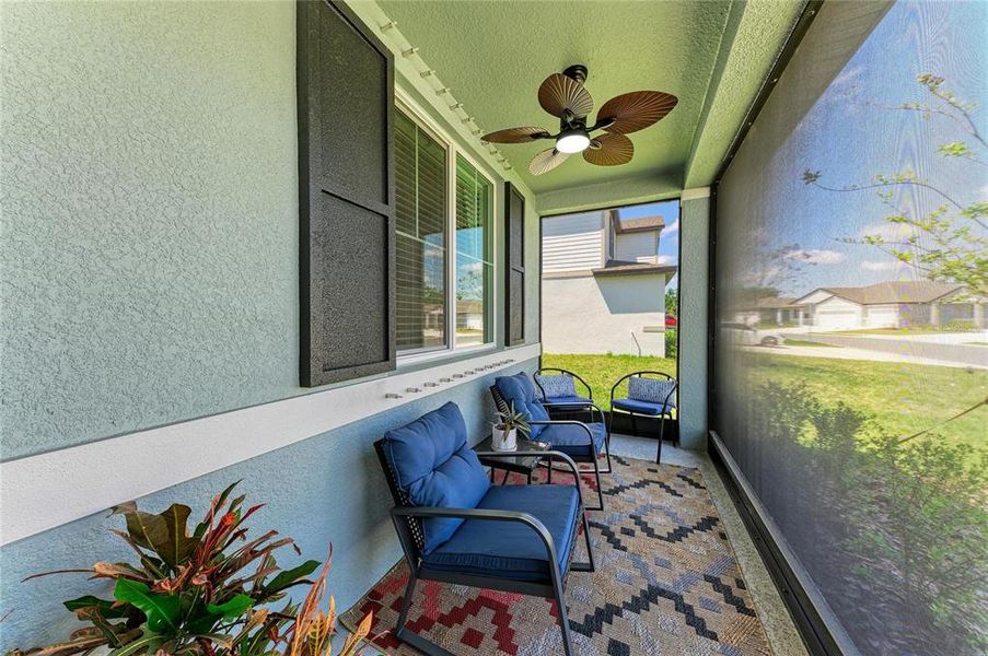 Exterior details and patio area of a home in , Parrish (Image 4). Exterior details and patio area of a home in , Parrish (Image 4).
