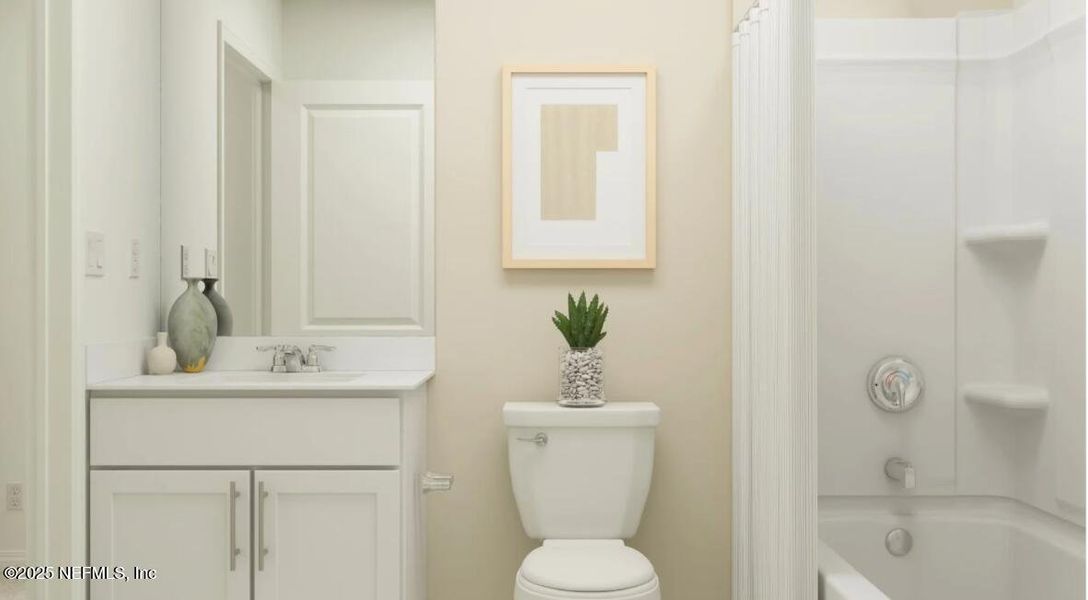 Furnished interior view inside a new home in , Palm Coast (Image 3). Furnished interior view inside a new home in , Palm Coast (Image 3).