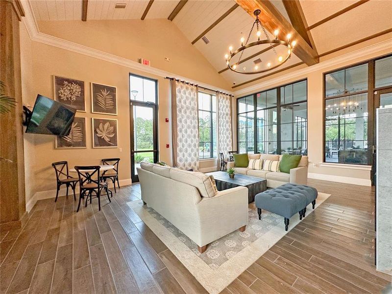 Furnished interior view inside a new home in , Harmony (Image 5).