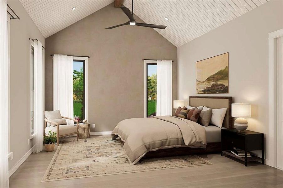 Furnished interior view inside a new home in Oak Water Ranch, Granbury (Image 8). Furnished interior view inside a new home in Oak Water Ranch, Granbury (Image 8).