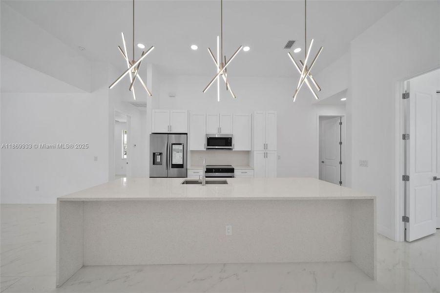 Furnished interior view inside a new home in , Cape Coral (Image 13).