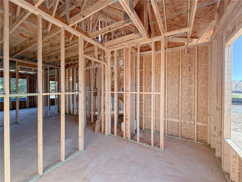 In-progress construction of a new home in Ashbury Commons, Powder Springs, GA (Image 36).