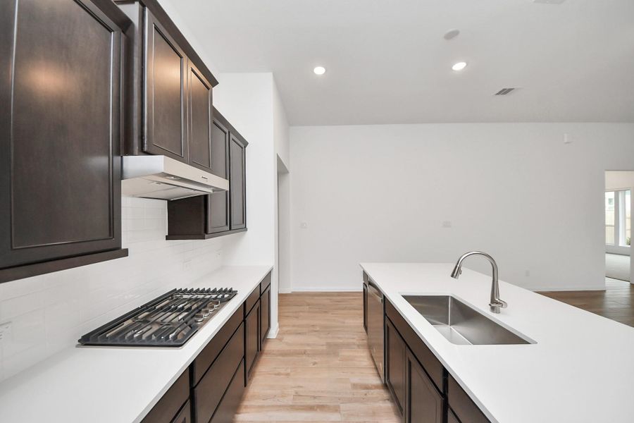 Furnished interior view inside a new home in 50' Traditional Homes at Elyson, Katy (Image 8). Furnished interior view inside a new home in 50' Traditional Homes at Elyson, Katy (Image 8).