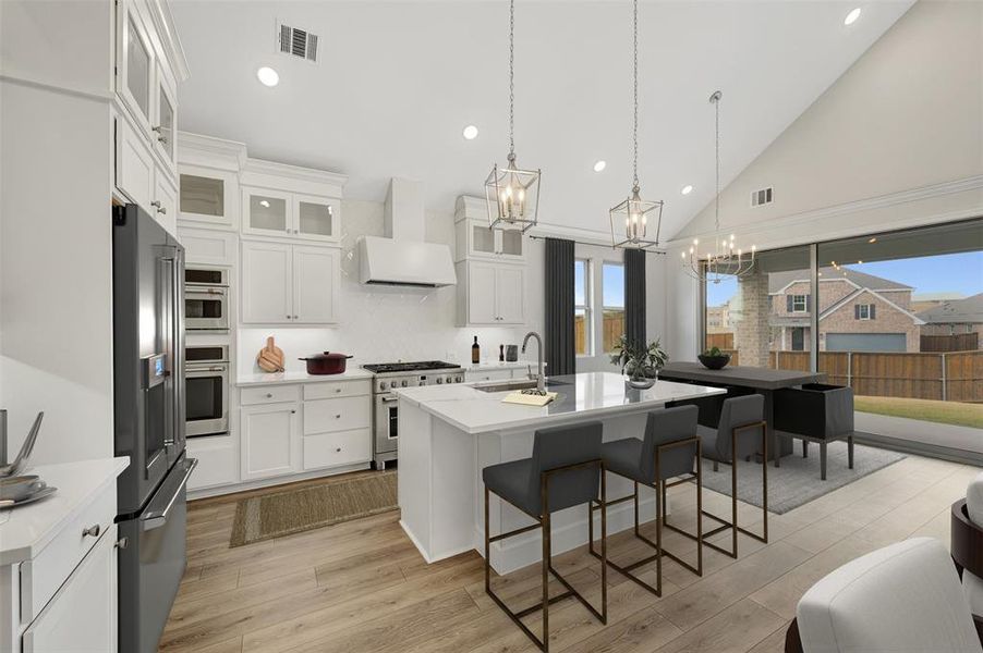 Furnished interior view inside a new home in Gateway Parks, Forney (Image 8).