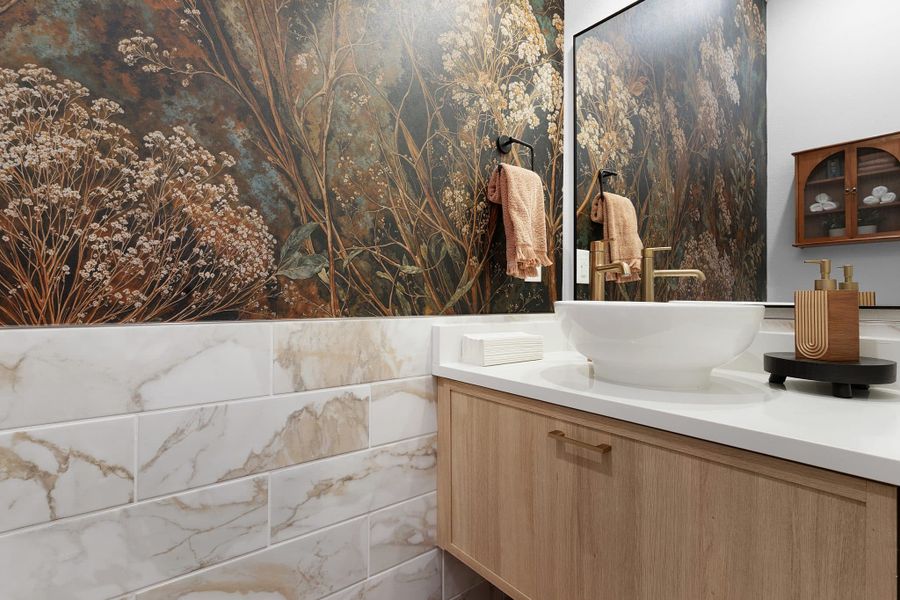 Close-up of interior finishes inside a home in Lariat, Liberty Hill (Image 21).