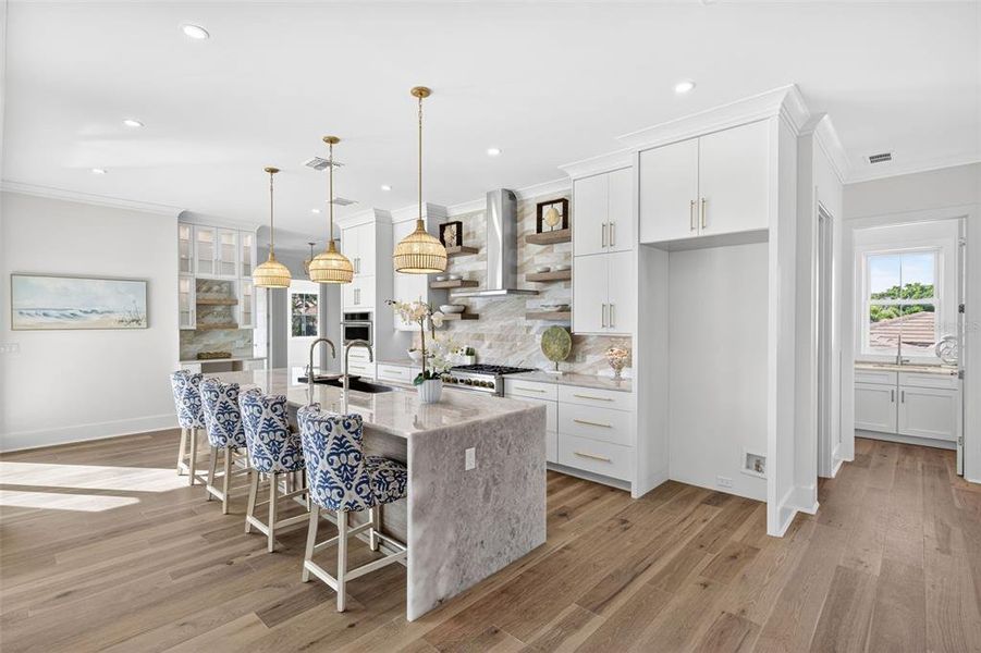 Furnished interior view inside a new home in , St. Petersburg (Image 36).