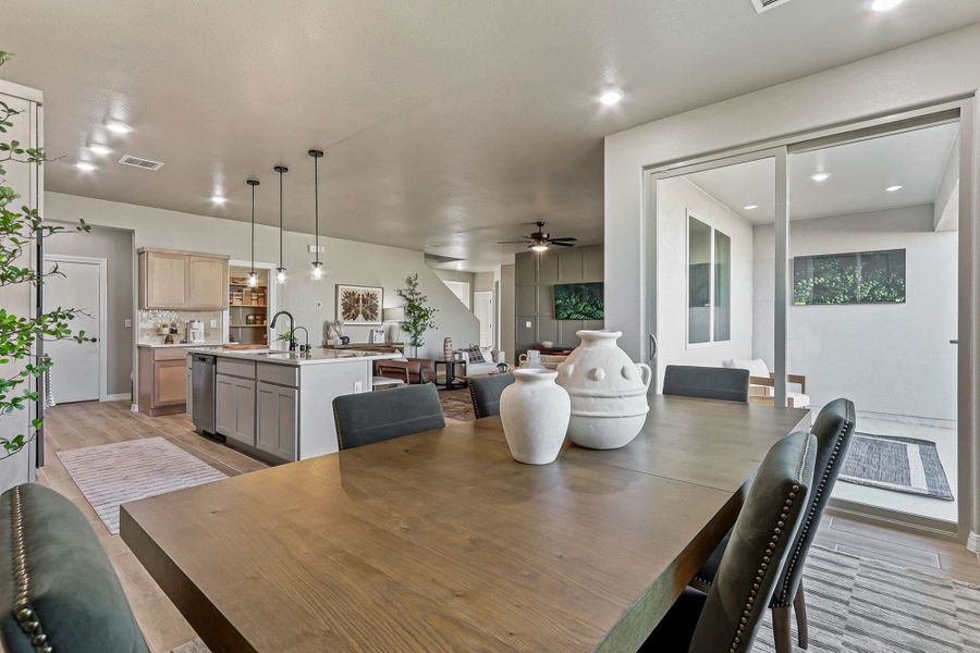 Representative furnished interior of a home built from the Franklin by View Homes in Enchanted Hills, El Paso (Image 5).