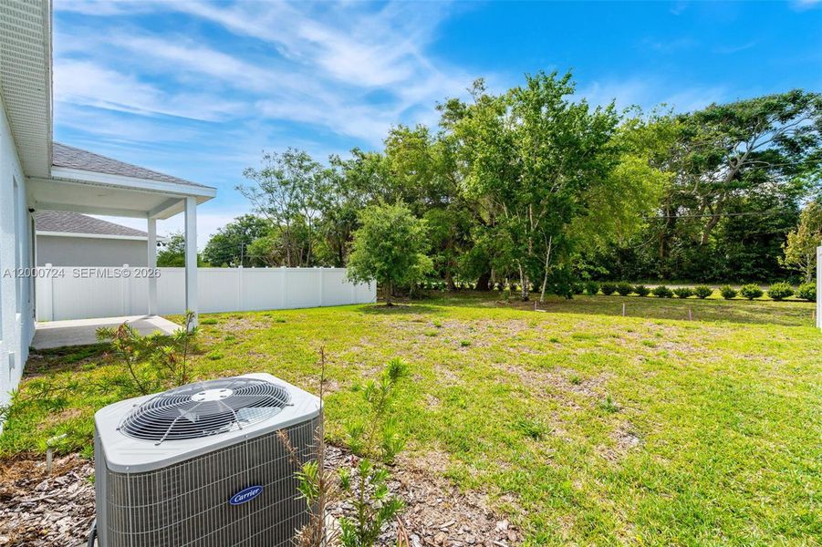Exterior details and patio area of a home in Brooks Landing, Titusville (Image 3). Exterior details and patio area of a home in Brooks Landing, Titusville (Image 3).