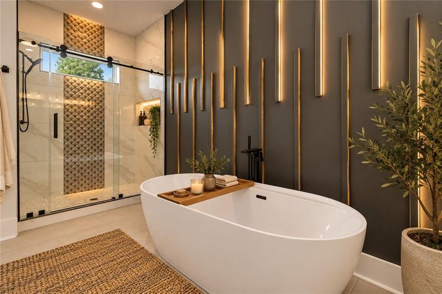 Furnished interior view inside a new home in , Covington (Image 14).
