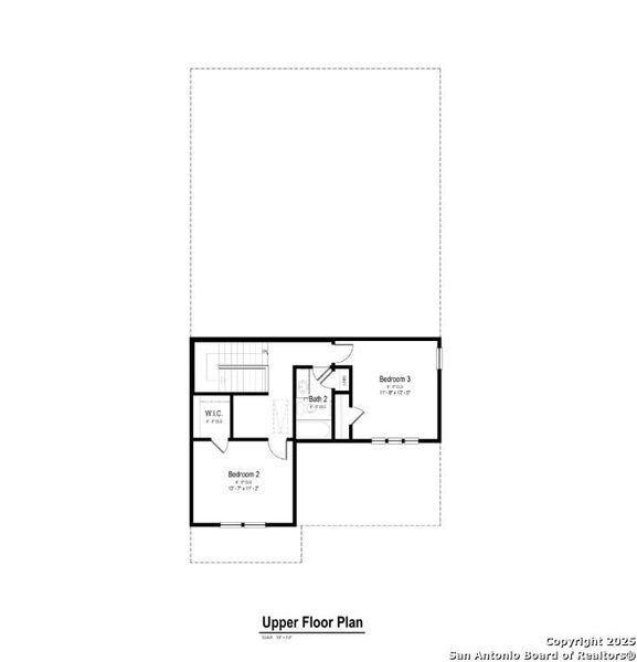 2D floor plan layout of this home in August Fields, New Braunfels, TX (Image 3).