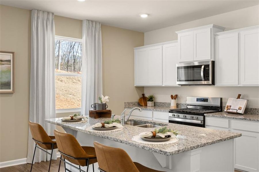 Furnished interior view inside a new home in Jackson Landing, Jefferson (Image 24). Furnished interior view inside a new home in Jackson Landing, Jefferson (Image 24).
