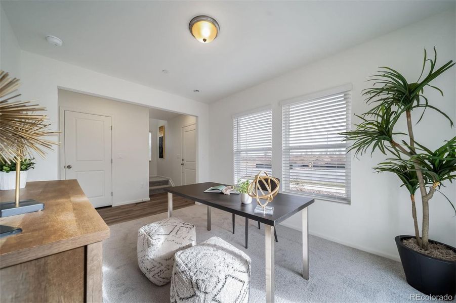 Furnished interior view inside a new home in , Commerce City (Image 11).