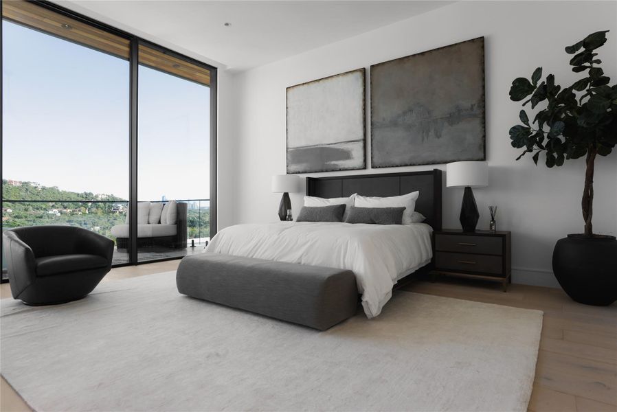 Furnished interior view inside a new home in , Austin (Image 14).