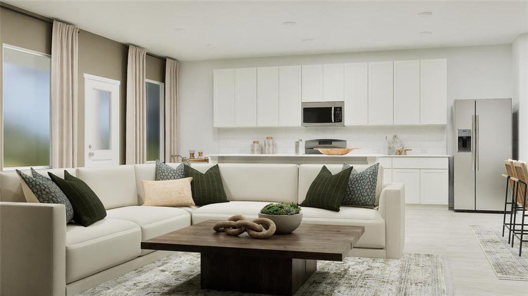 Furnished interior view inside a new home in West Square: Classic, White Settlement (Image 15). Furnished interior view inside a new home in West Square: Classic, White Settlement (Image 15).