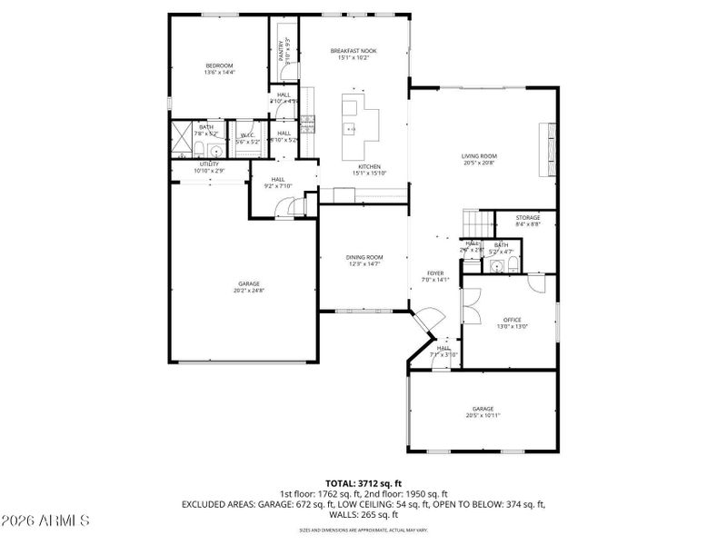 1st floor 2D Floorplan