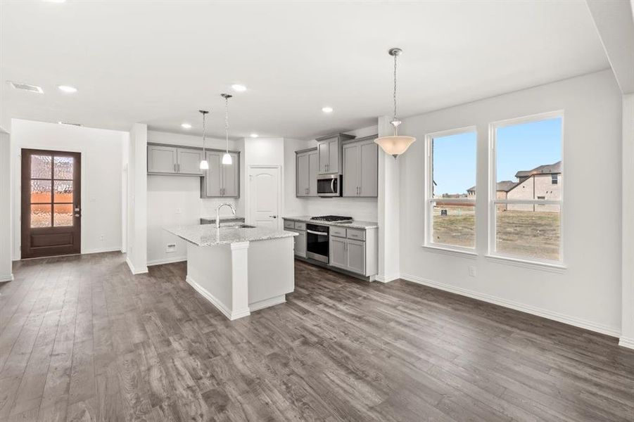 Furnished interior view inside a new home in Edgewater, Fate (Image 14). Furnished interior view inside a new home in Edgewater, Fate (Image 14).