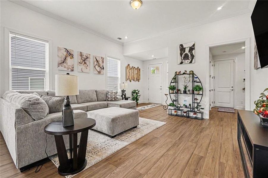 Furnished interior view inside a new home in , Hoschton (Image 17).