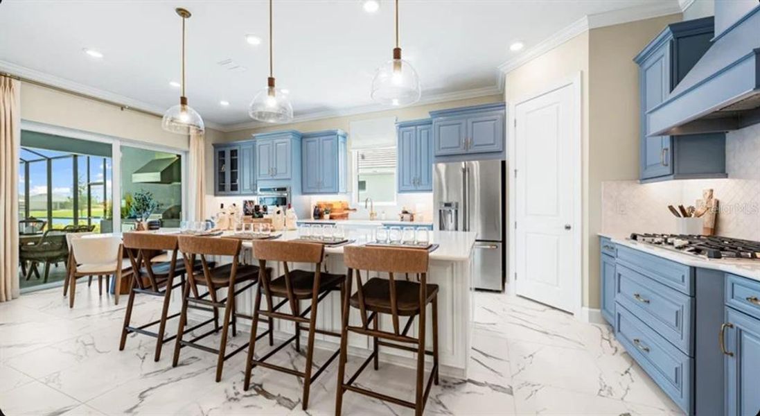 Furnished interior view inside a new home in Esplanade at Wellen Park, Englewood (Image 3).