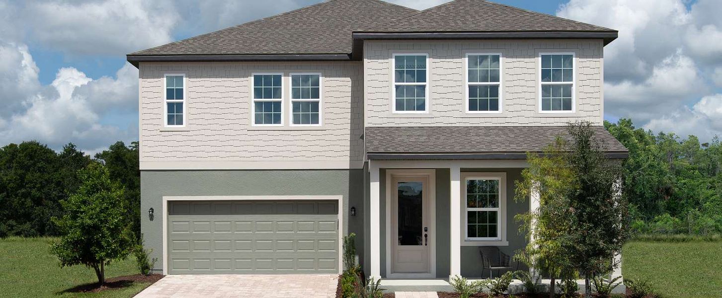 Representative exterior photo of a completed home built from the Griffin by Ashton Woods in Lake Cawood Cove, Windermere, FL (Image 13).
