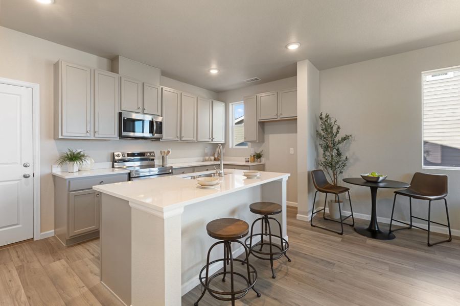 Furnished interior view inside a new home in Spring Valley, Longmont (Image 12).