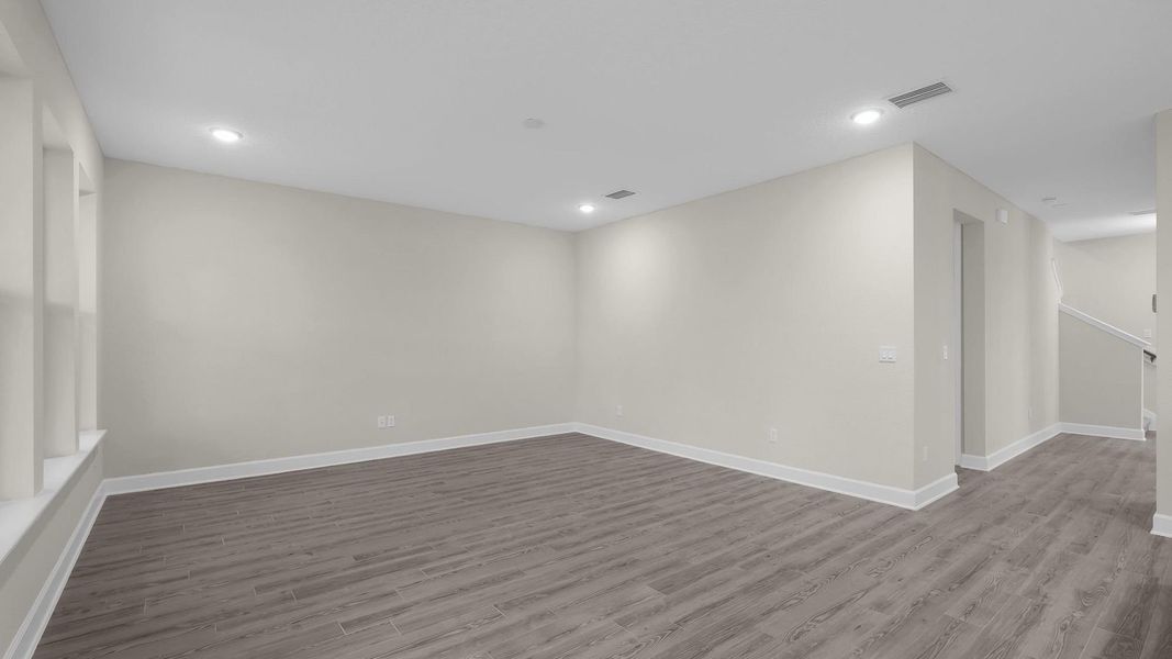 Representative unfurnished interior of a home built from the The Fanning by Providence Homes (Florida) in Reflections at Nocatee, Nocatee (Image 22).
