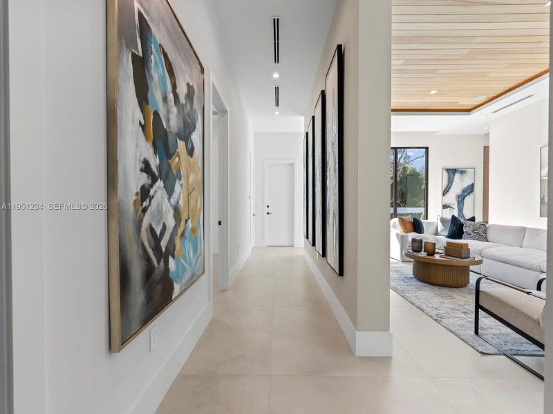 Furnished interior view inside a new home in , Palmetto Bay (Image 43).