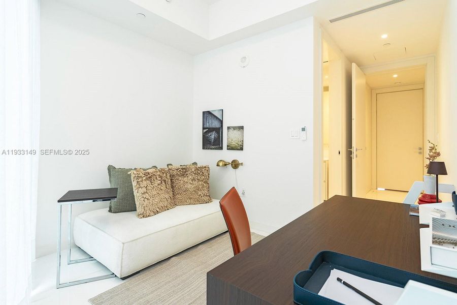 Furnished interior view inside a new home in , Miami (Image 44).