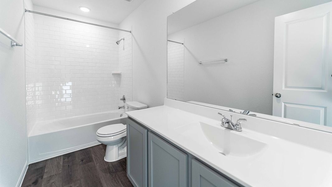 Furnished interior view inside a new home in Sunset Oaks, Maxwell (Image 9). Furnished interior view inside a new home in Sunset Oaks, Maxwell (Image 9).