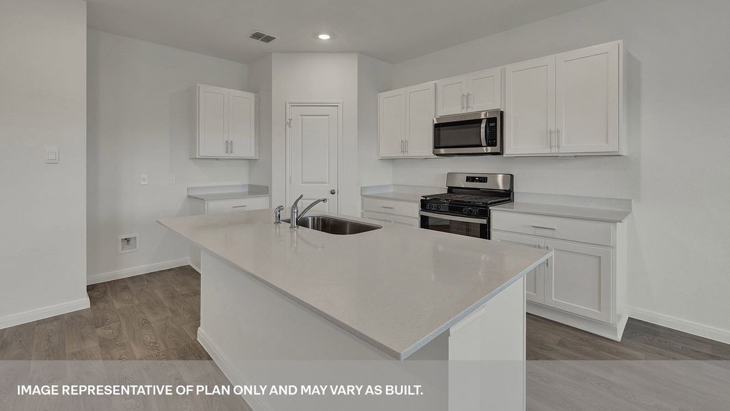 Furnished interior view inside a new home in Trace, San Marcos (Image 7).