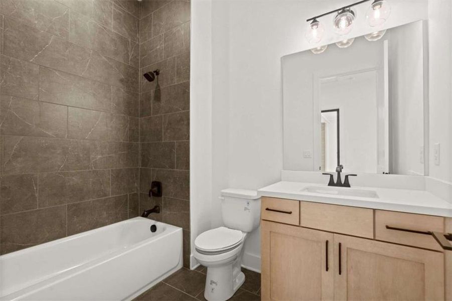 Furnished interior view inside a new home in The Gathering – Alpharetta, Alpharetta (Image 15).