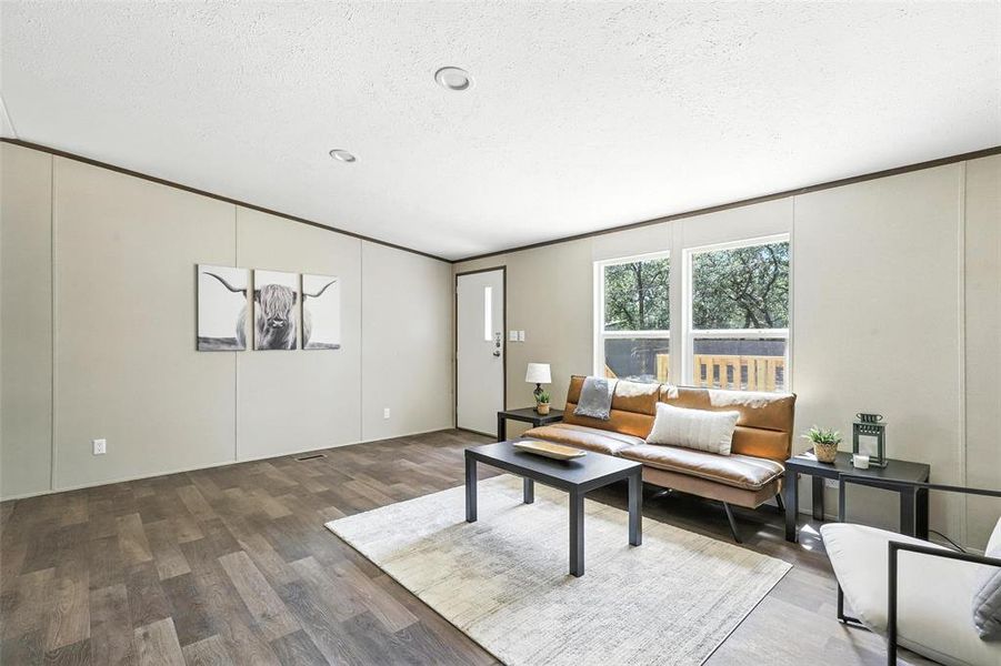 Furnished interior view inside a new home in , Azle (Image 11).