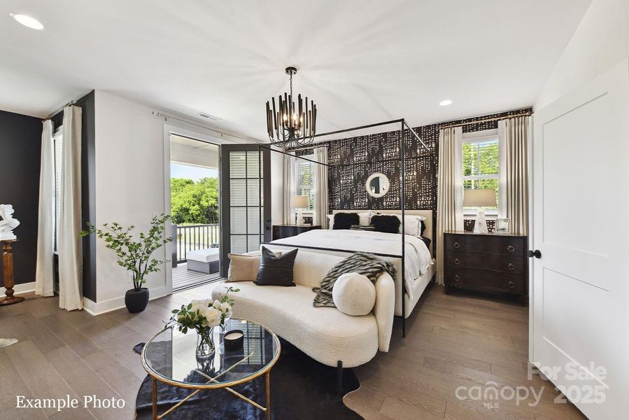 Furnished interior view inside a new home in Endhaven Terraces, Charlotte (Image 2).