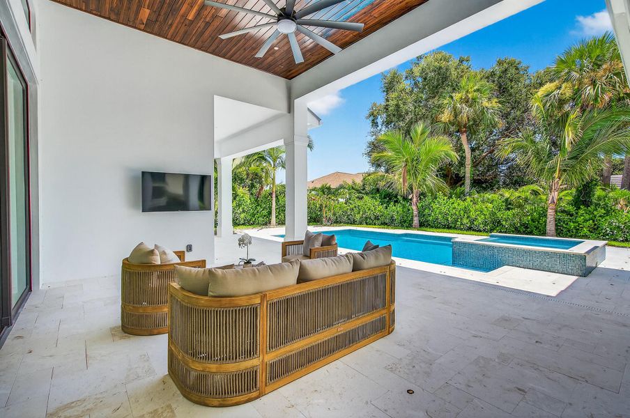 Furnished interior view inside a new home in , Vero Beach (Image 3).