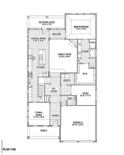 Plan 1148 1st Floor