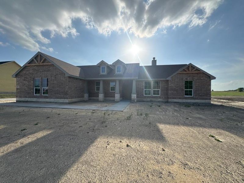 In-progress construction of a new home in Terra Escalante, Blue Ridge, TX (Image 3).