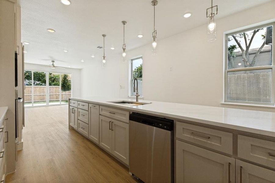 Furnished interior view inside a new home in , Dallas (Image 11).