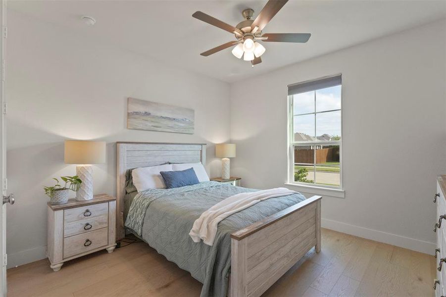 Furnished interior view inside a new home in Lyons Crest Estates, Garland (Image 16).