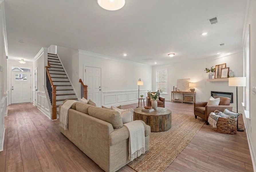 Furnished interior view inside a new home in Parker's Preserve, Ridgeville (Image 7).