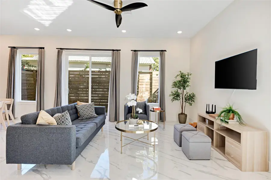 Furnished interior view inside a new home in , Houston (Image 6).