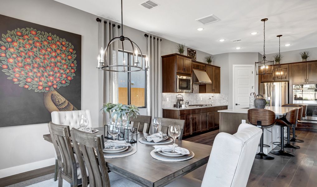 Dining area near kitchen