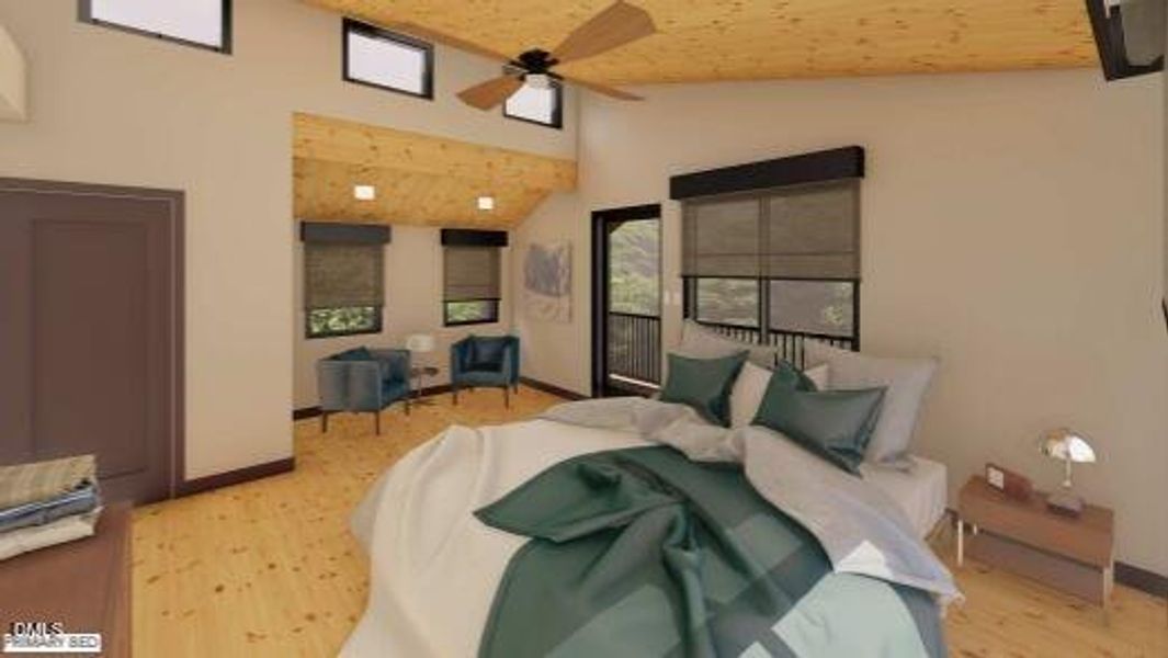 Interior Rendering 6 - Primary Bedroom